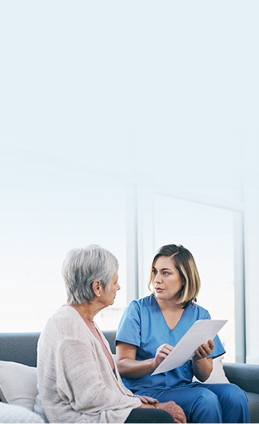 Hypothetical patient with healthcare provider