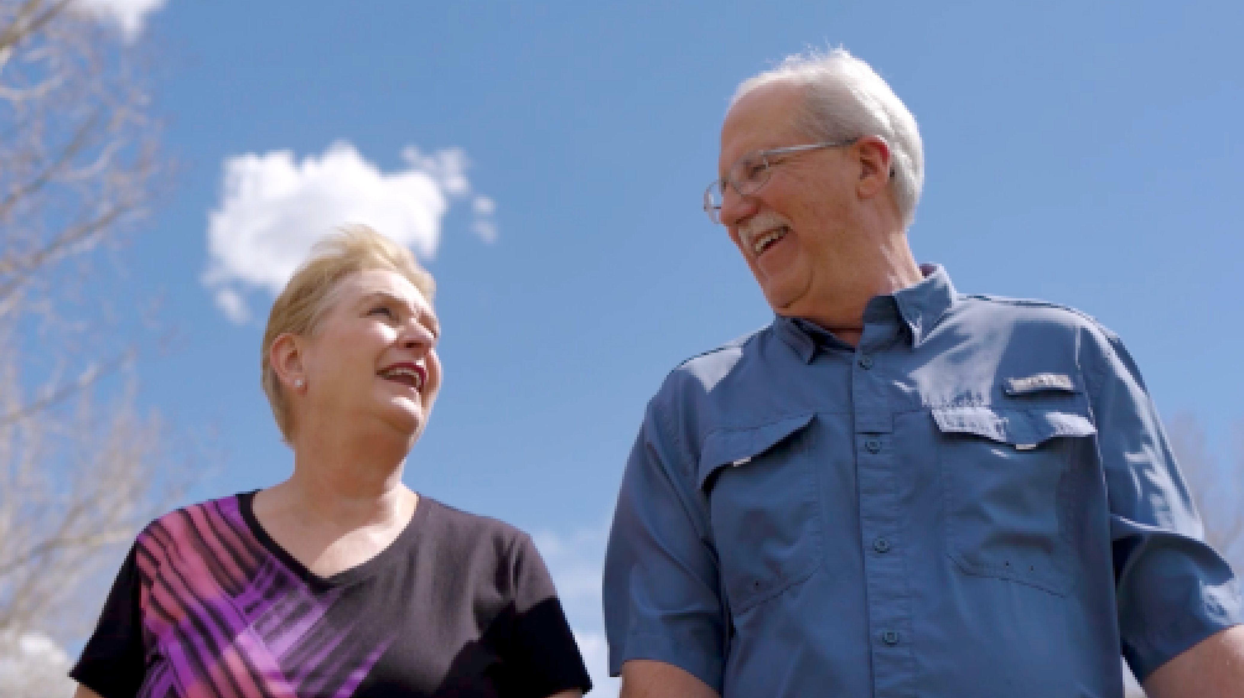Mike, a Rx CAMZYOS® (mavacamten) patient, and his wife, Carla